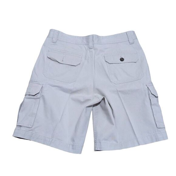 Amazon Essentials Men's 34 Tan Mid-Rise Light Khaki Cargo Shorts - Picture 2 of 6